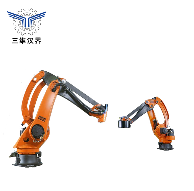 三維漢界選用德國(guó)庫卡機(jī)器人碼垛機(jī)
